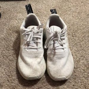 All white nmd R1 adidas